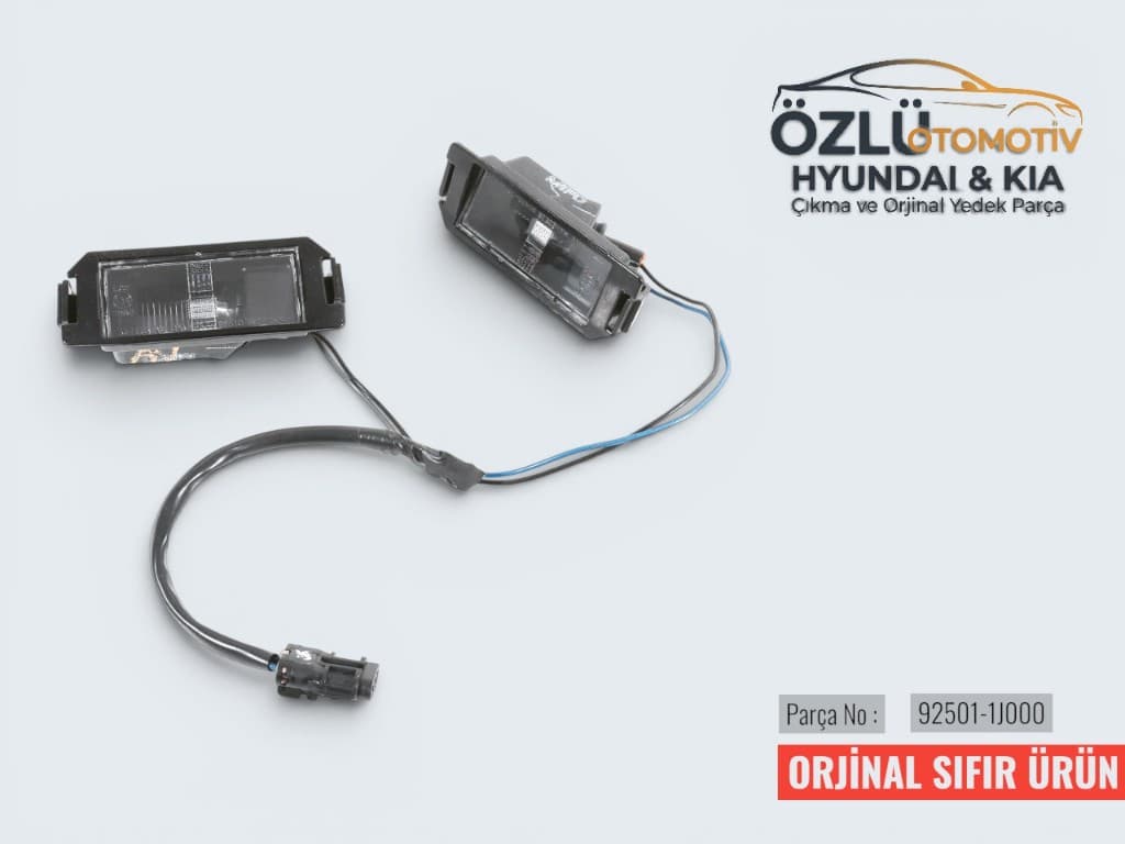 Plaka Lambası, parça no 92501-1J000 – orijinal sıfır ürün